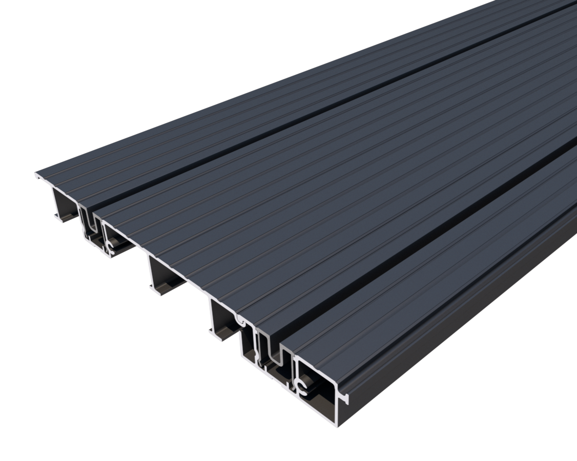 Aqua-Channel Aluminium Decking