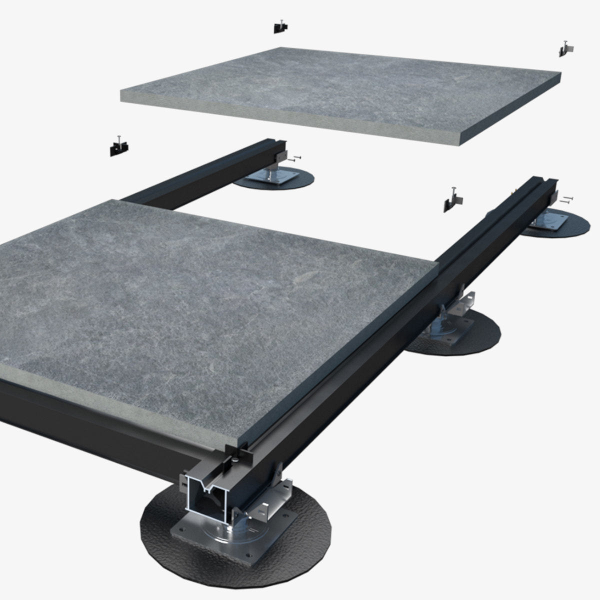 Wind Uplift Roof Terrace Systems