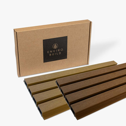 Sample Pack | Slatted Composite Cladding - Browns